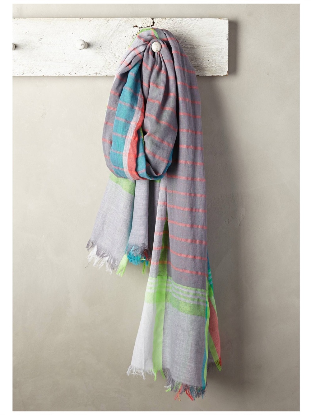 Anthro “Sun-Drenched Stripe Scarf” by Rose & Rose